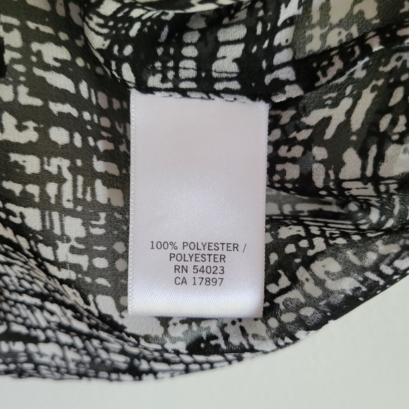 Banana Republic Sleeveless Ruffle Front Tie Sheer Blouse‎ Top M - Picture 8 of 8